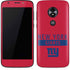 NFL New York Giants Red Performance Series Moto E5 Play Skin