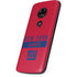 NFL New York Giants Red Performance Series Moto E5 Play Skin