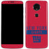 NFL New York Giants Red Performance Series Moto E5 Plus Skin