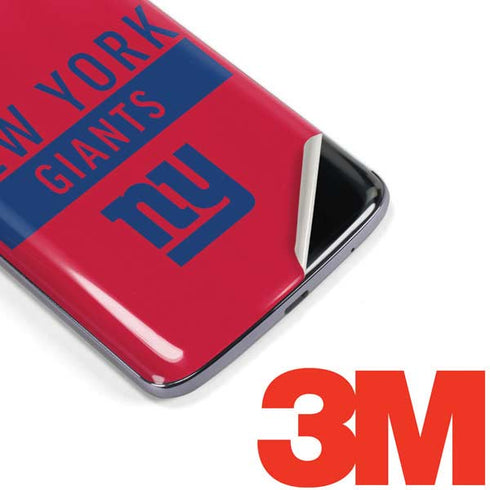 NFL New York Giants Red Performance Series Moto E5 Plus Skin