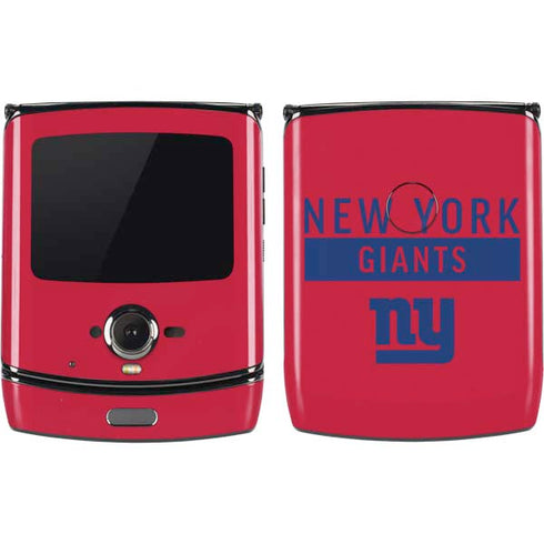 NFL New York Giants Red Performance Series Motorola RAZR Skin
