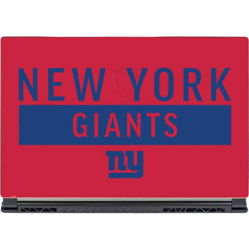 NFL New York Giants Red Performance Series MSI GS65 Stealth Laptop Skin