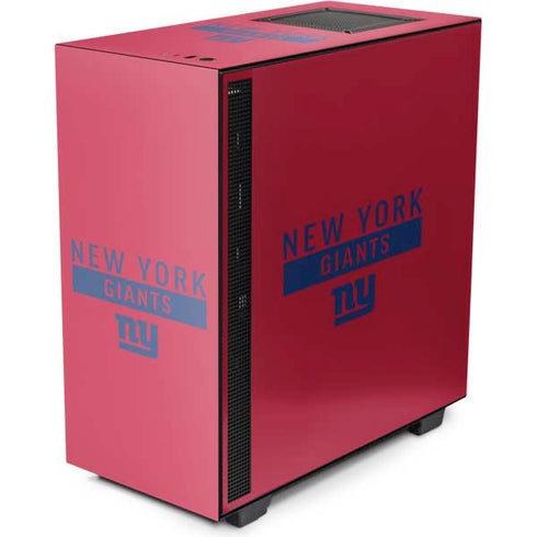 NFL New York Giants Red Performance Series NZXT H510 Compact ATX Mid-Tower Case Skin