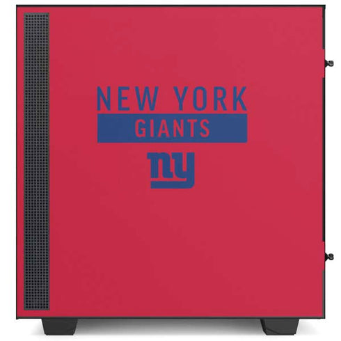 NFL New York Giants Red Performance Series NZXT H510 Compact ATX Mid-Tower Case Skin