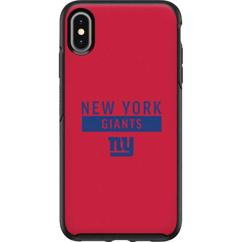 NFL New York Giants Red Performance Series Otterbox Symmetry iPhone Skin