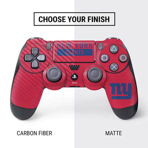 NFL New York Giants Red Performance Series PS4 Controller Skin