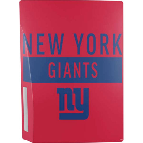 NFL New York Giants Red Performance Series PS5 Bundle Skin