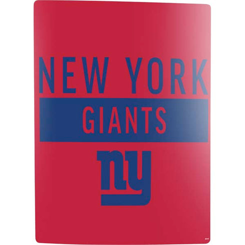 NFL New York Giants Red Performance Series PS5 Digital Edition Bundle Skin