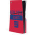 NFL New York Giants Red Performance Series PS5 Slim Disk Console Skin