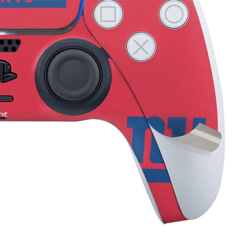 NFL New York Giants Red Performance Series PS5 Slim Digital Edition Bundle Skin