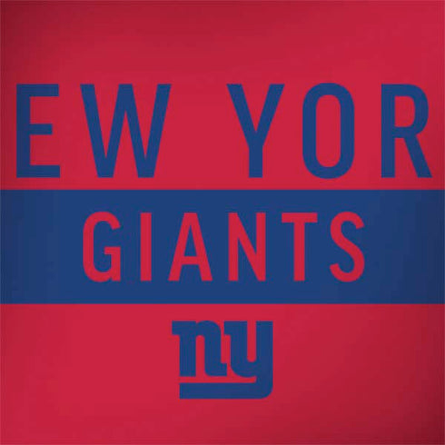 NFL New York Giants Red Performance Series Surface Book 2 15in Skin
