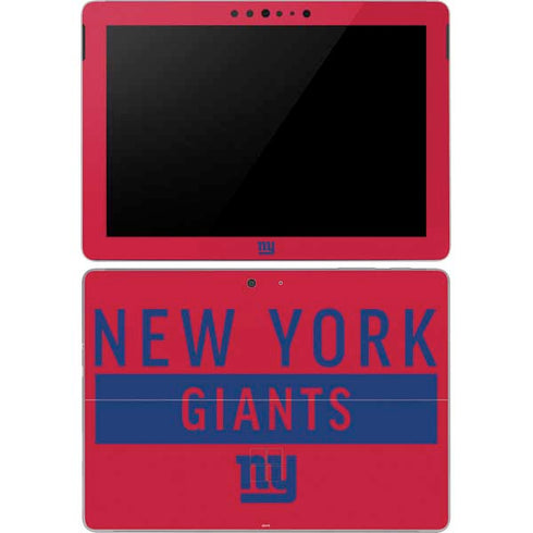 NFL New York Giants Red Performance Series Surface Go Skin
