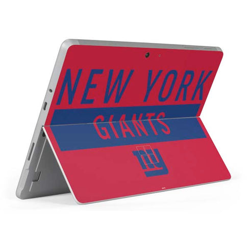 NFL New York Giants Red Performance Series Surface Go Skin