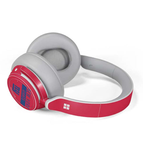 NFL New York Giants Red Performance Series Surface Headphones Skin