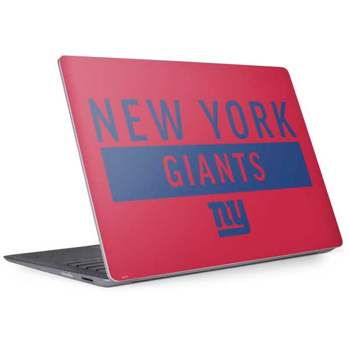 NFL New York Giants Red Performance Series Surface Laptop 2 Skin