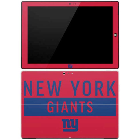 NFL New York Giants Red Performance Series Surface Pro 3 Skin