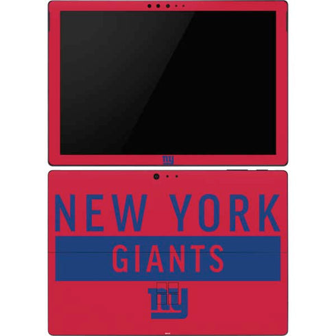NFL New York Giants Red Performance Series Surface Pro 6 Skin