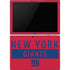 NFL New York Giants Red Performance Series Surface Pro 6 Skin