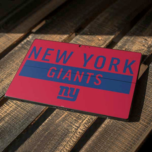 NFL New York Giants Red Performance Series Surface Pro 6 Skin