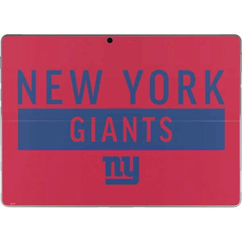 NFL New York Giants Red Performance Series Surface Pro 8 Skin