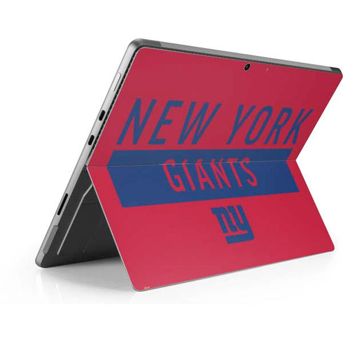 NFL New York Giants Red Performance Series Surface Pro 8 Skin