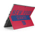 NFL New York Giants Red Performance Series Surface Pro 8 Skin