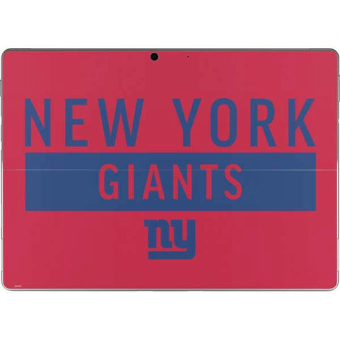 NFL New York Giants Red Performance Series Surface Pro 9 Skin