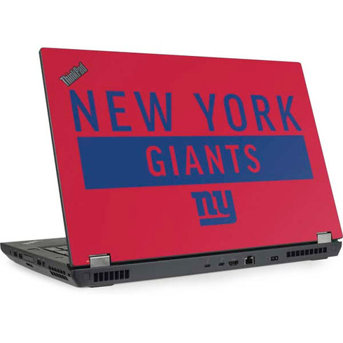 NFL New York Giants Red Performance Series Lenovo ThinkPad Skin