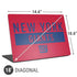NFL New York Giants Red Performance Series Universal Laptop 18in (14.6 x 10.6in) Skin
