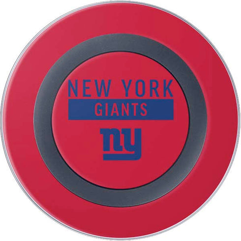 NFL New York Giants Red Performance Series Wireless Charger Skin