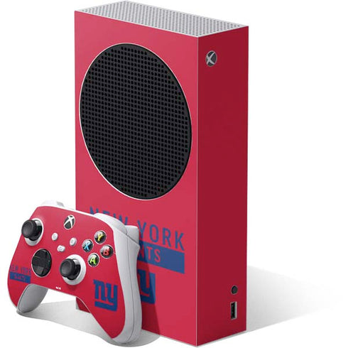 NFL New York Giants Red Performance Series Xbox Series S Skins