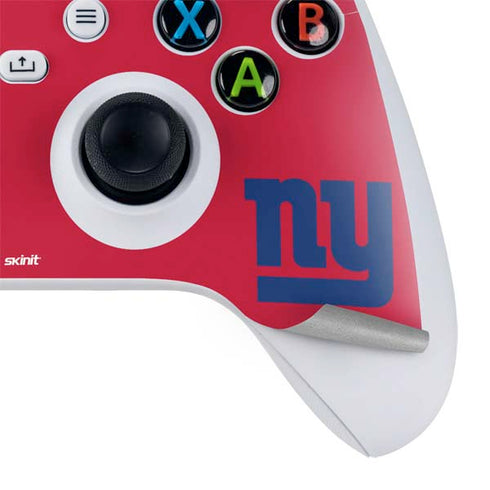 NFL New York Giants Red Performance Series Xbox Series S Bundle Skin