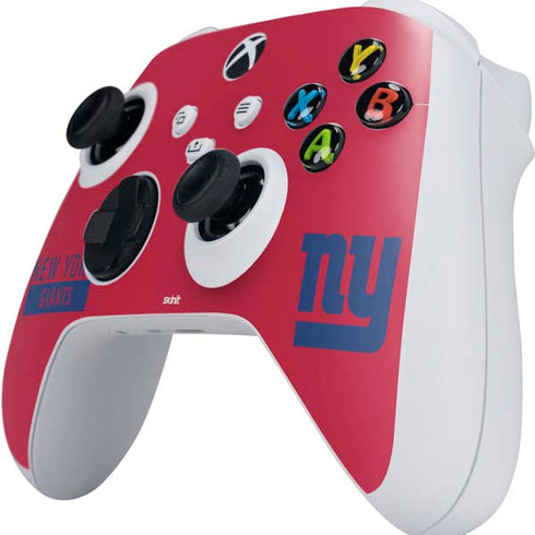NFL New York Giants Red Performance Series Xbox Series S Controller Skin