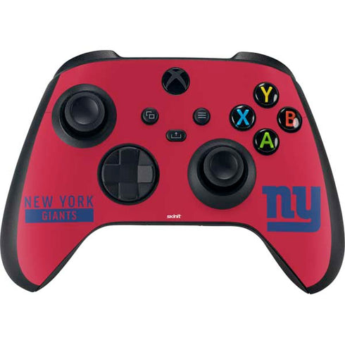 NFL New York Giants Red Performance Series Xbox Series X Bundle Skin