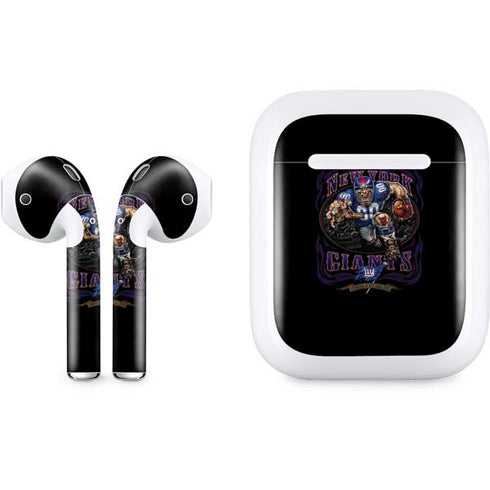 Liquid Blue NFL New York Giants Running Back Apple AirPods Skin