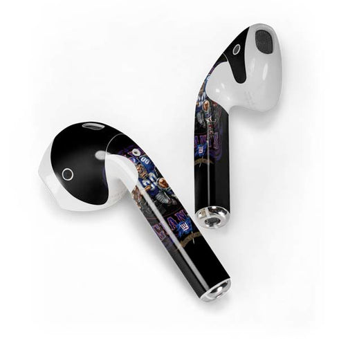 Liquid Blue NFL New York Giants Running Back Apple AirPods Skin
