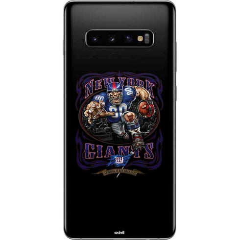 Liquid Blue NFL New York Giants Running Back Galaxy S10 Plus Skin