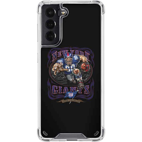 Liquid Blue NFL New York Giants Running Back Galaxy S21 5G Clear Case