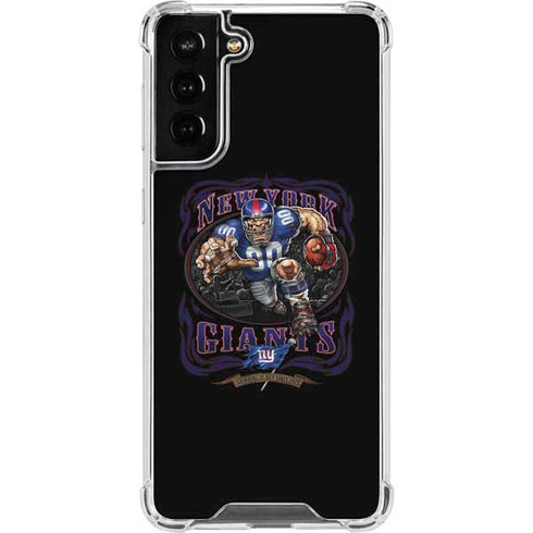 Liquid Blue NFL New York Giants Running Back Galaxy S21 FE Clear Case