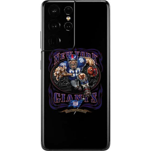 Liquid Blue NFL New York Giants Running Back Galaxy S21 Ultra 5G Skin