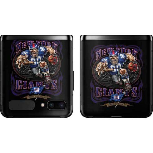 Liquid Blue NFL New York Giants Running Back Galaxy Z Flip Skin