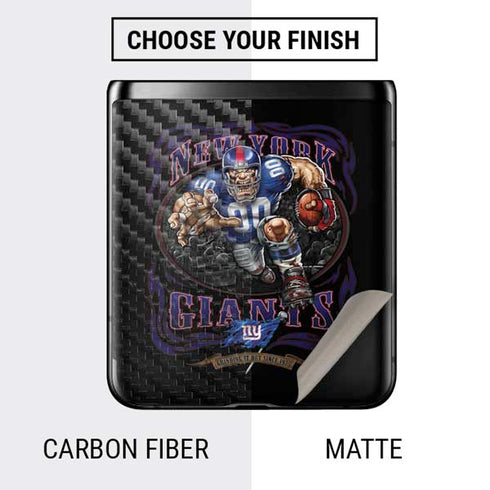Liquid Blue NFL New York Giants Running Back Galaxy Z Flip Skin