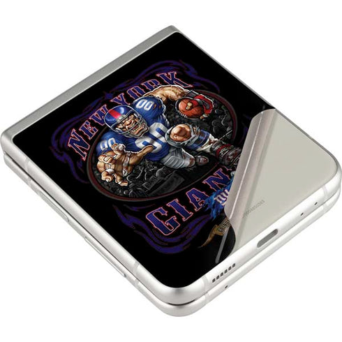 Liquid Blue NFL New York Giants Running Back Galaxy Z Flip3 5G Skin