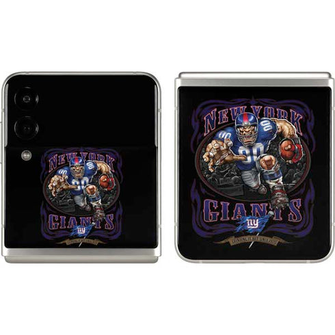 Liquid Blue NFL New York Giants Running Back Galaxy Z Flip3 5G Skin