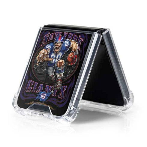 Liquid Blue NFL New York Giants Running Back Galaxy Z Flip5 5G Clear Case