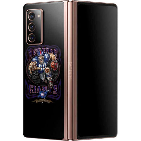 Liquid Blue NFL New York Giants Running Back Galaxy Z Fold2 5G Skin