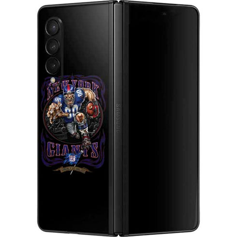 Liquid Blue NFL New York Giants Running Back Galaxy Z Fold3 5G Skin
