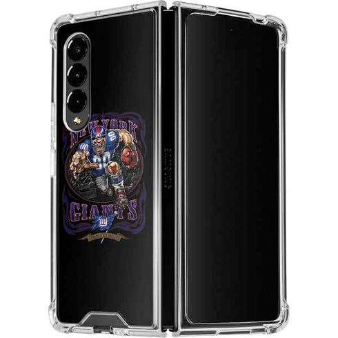 Liquid Blue NFL New York Giants Running Back Galaxy Z Fold4 5G Clear Case