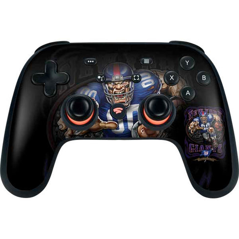 Liquid Blue NFL New York Giants Running Back Google Stadia Controller Skin