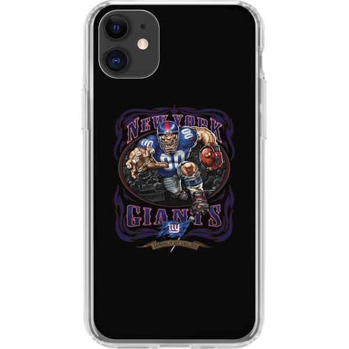 Liquid Blue NFL New York Giants Running Back iPhone 11 Clear Case